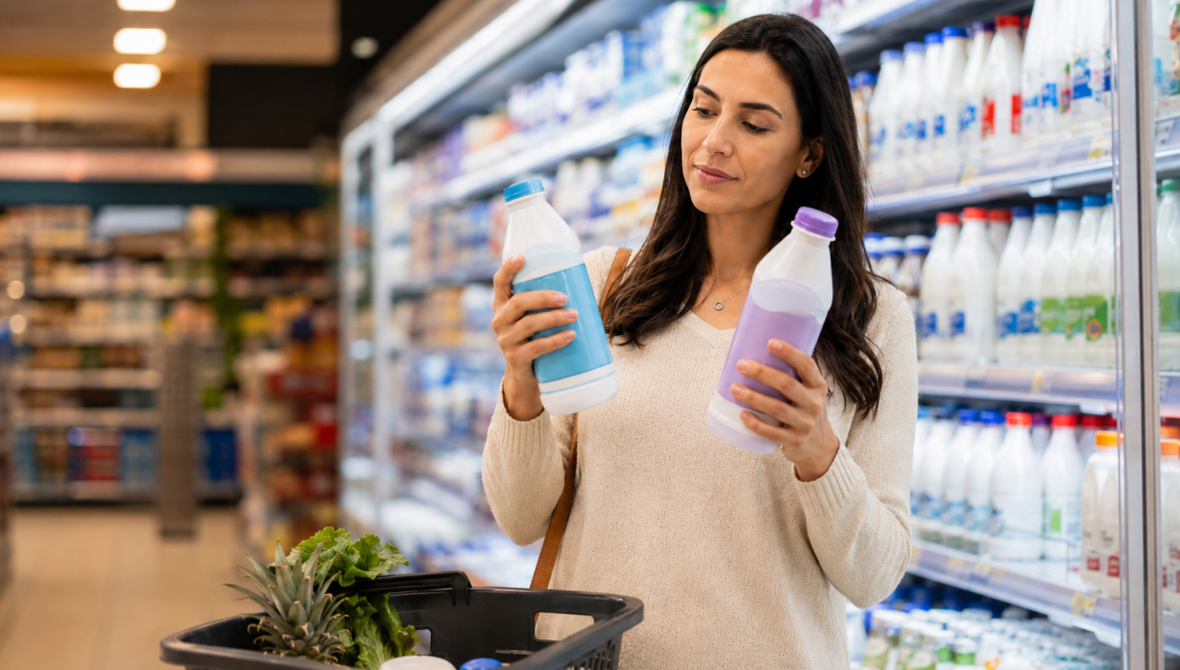 Leche descremada y deslactosada: ¿Cuál es la diferencia entre ambas?