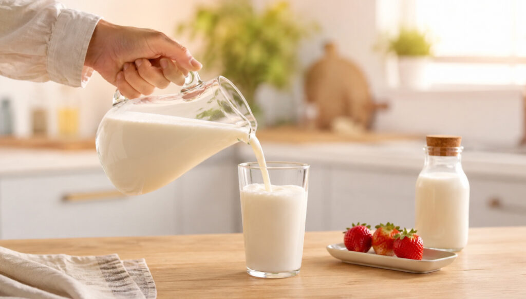 leche descremada vs leche deslactosada