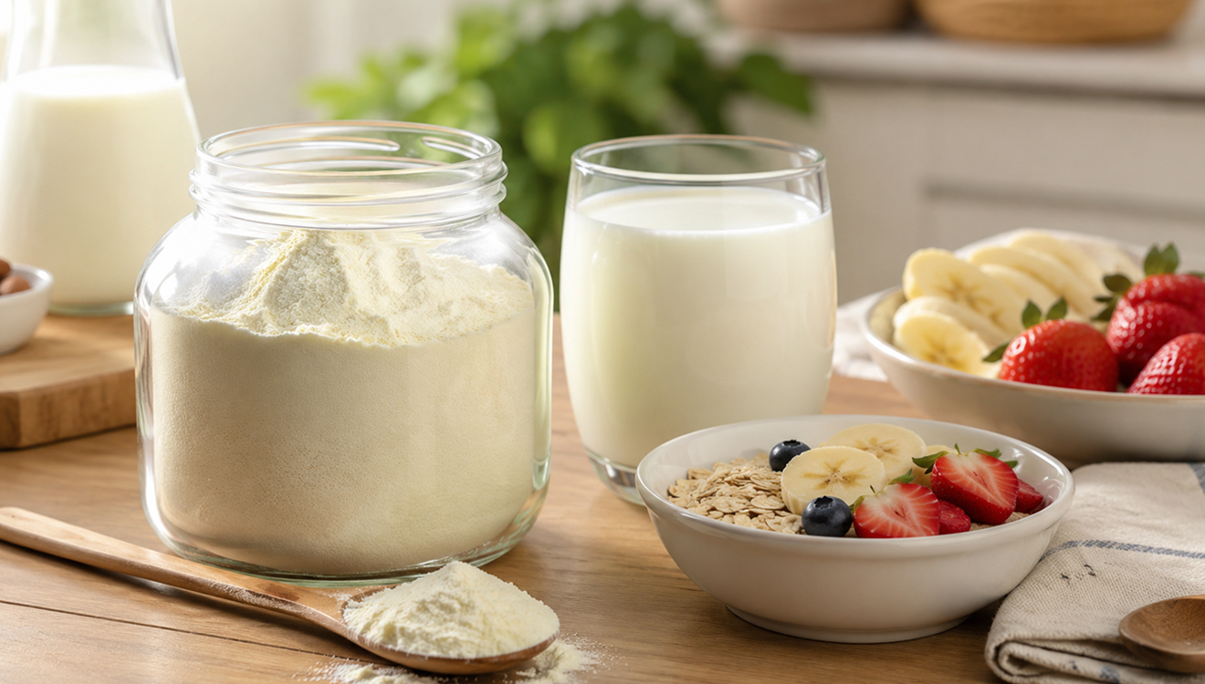 Leche en polvo: ¿Qué beneficios reales ofrece y cómo consumirla correctamente?